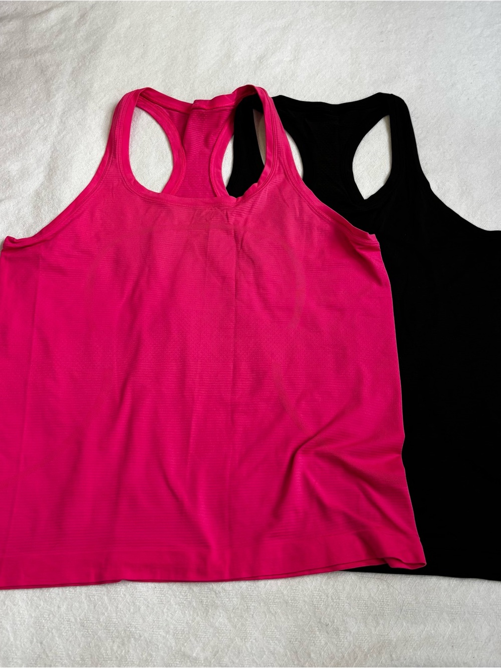 lululemon athletica Racerback Tank Top Set — Gray, Hot Pink, Purple, Black - Picture 5 of 9